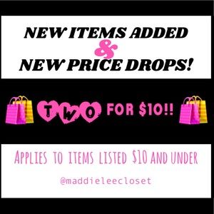 🛍 TWO for $10 🛍